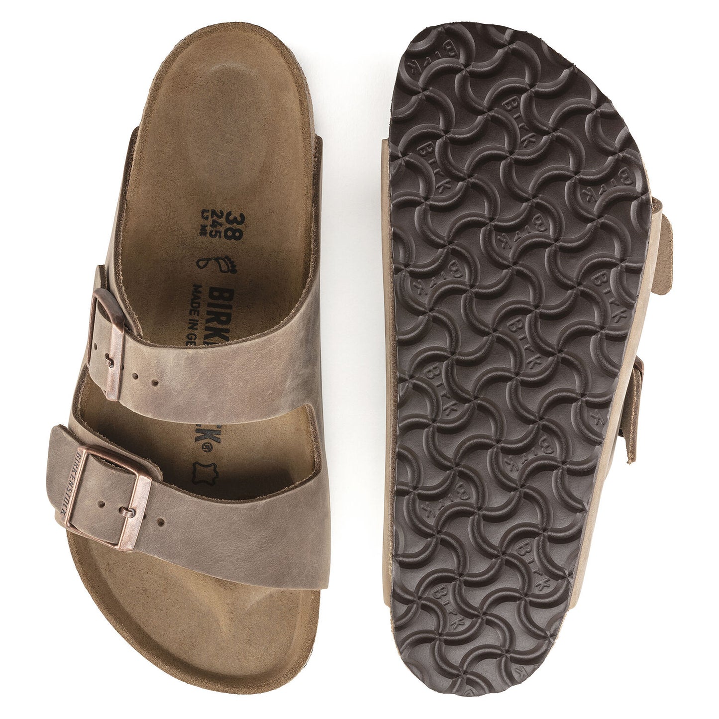 Birkenstock - Arizona Oiled Leather - Tobacco Brown