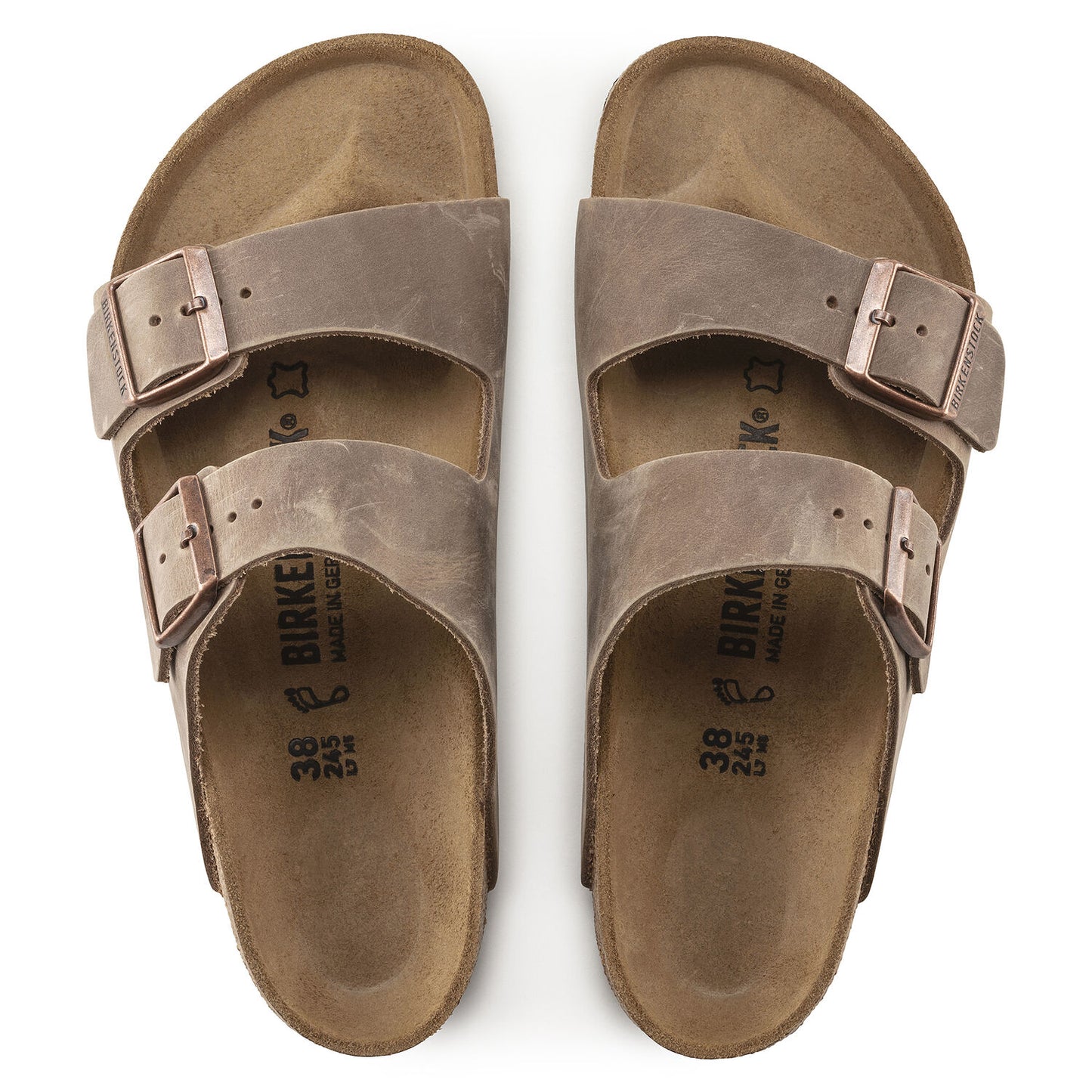 Birkenstock - Arizona Oiled Leather - Tobacco Brown