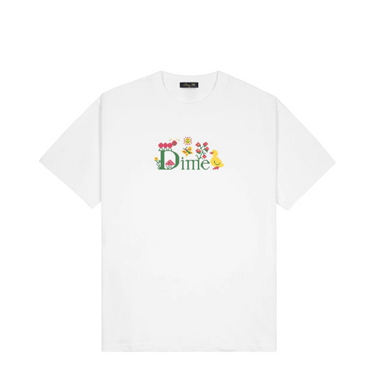 Dime - Cross Stitch Shirt - White