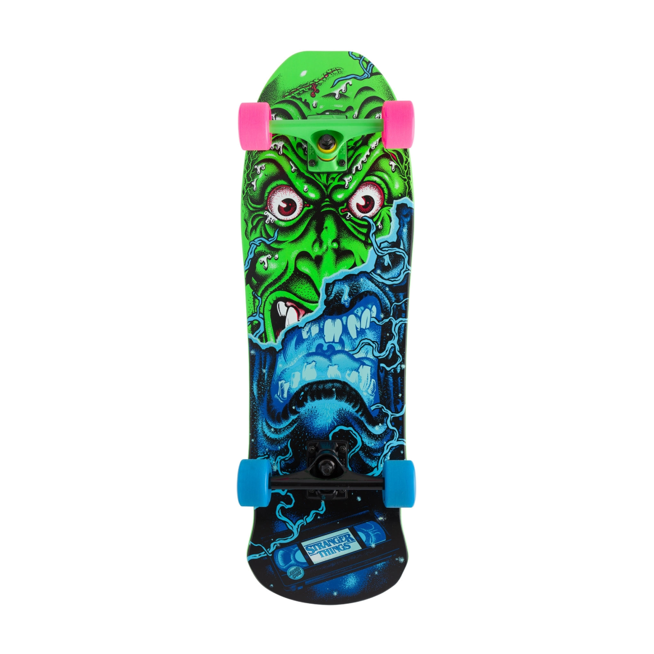 Santa Cruz Cruiser Complete - Stranger Things 80's Roskopp Face - 9.5