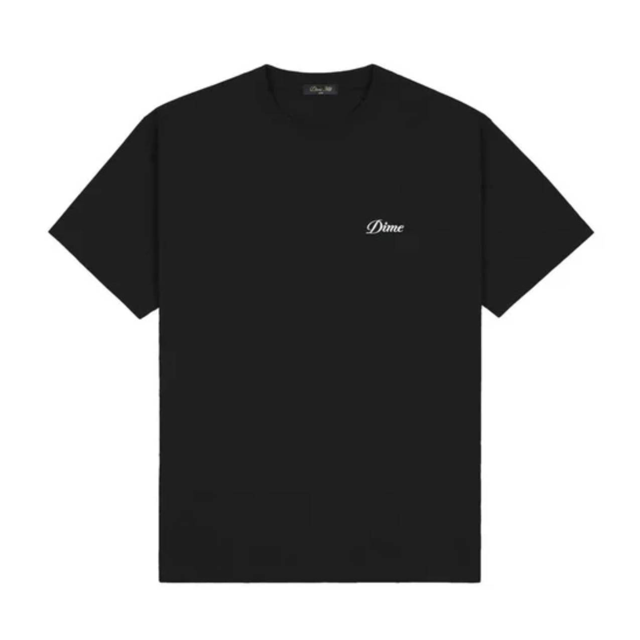 Dime - Cursive T - Black