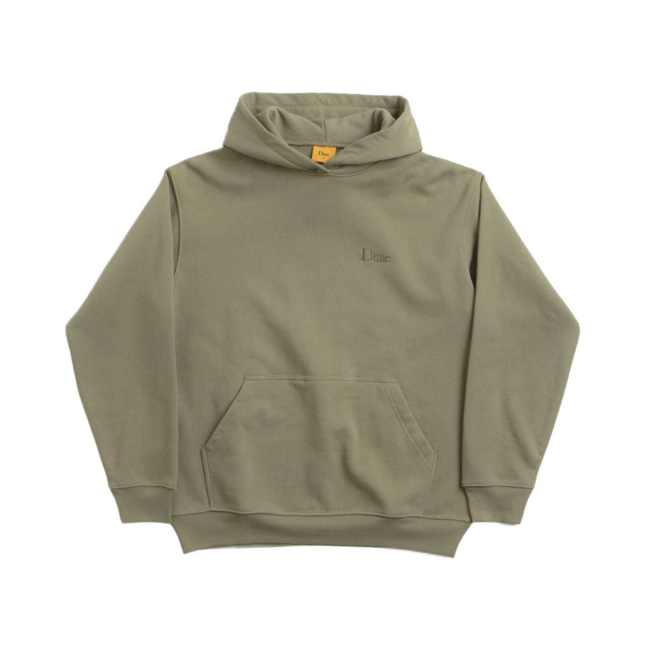 Dime - Classic Small Logo Hoodie - Warm Khaki