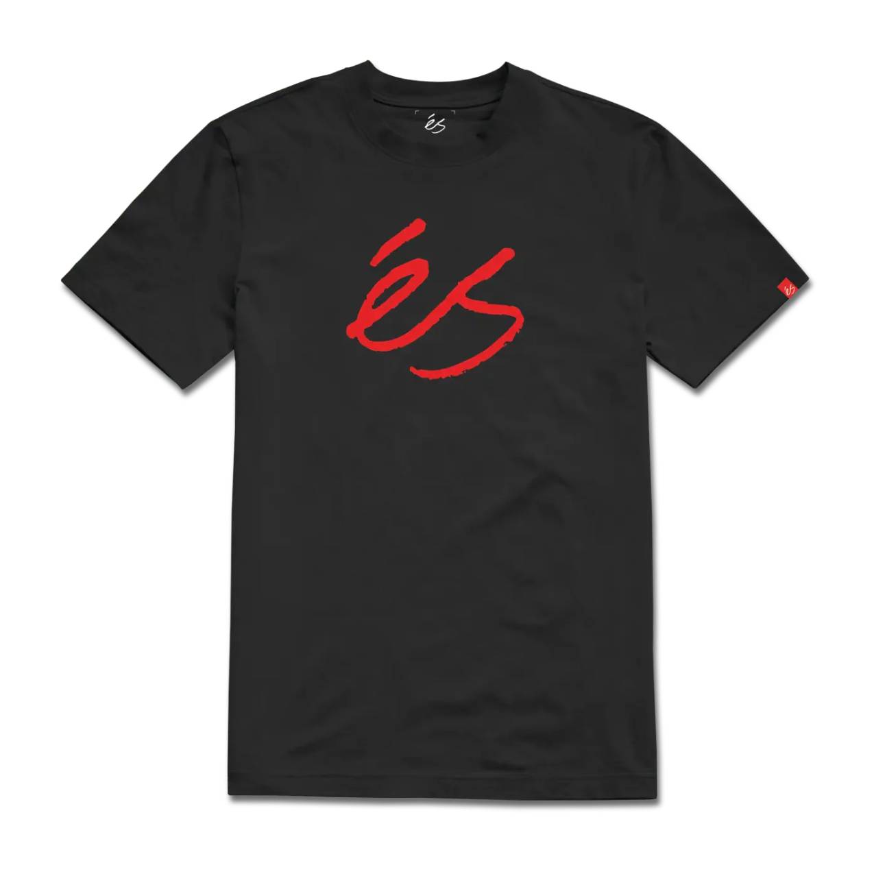 Es - Script T Shirt - Black