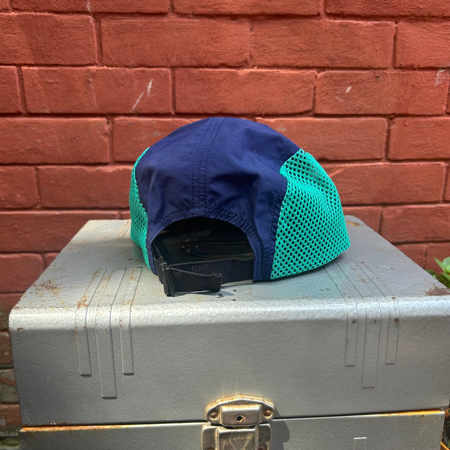 First T - 5 Panel Camper Hat - Yellow/Blue