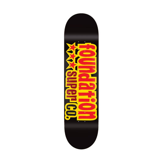 Foundation- 3 Star Black - 8.13"