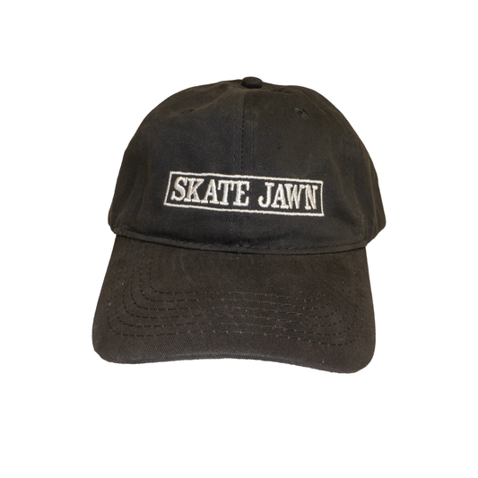 Skate Jawn - Cover Box 6 Panel Hat - Black