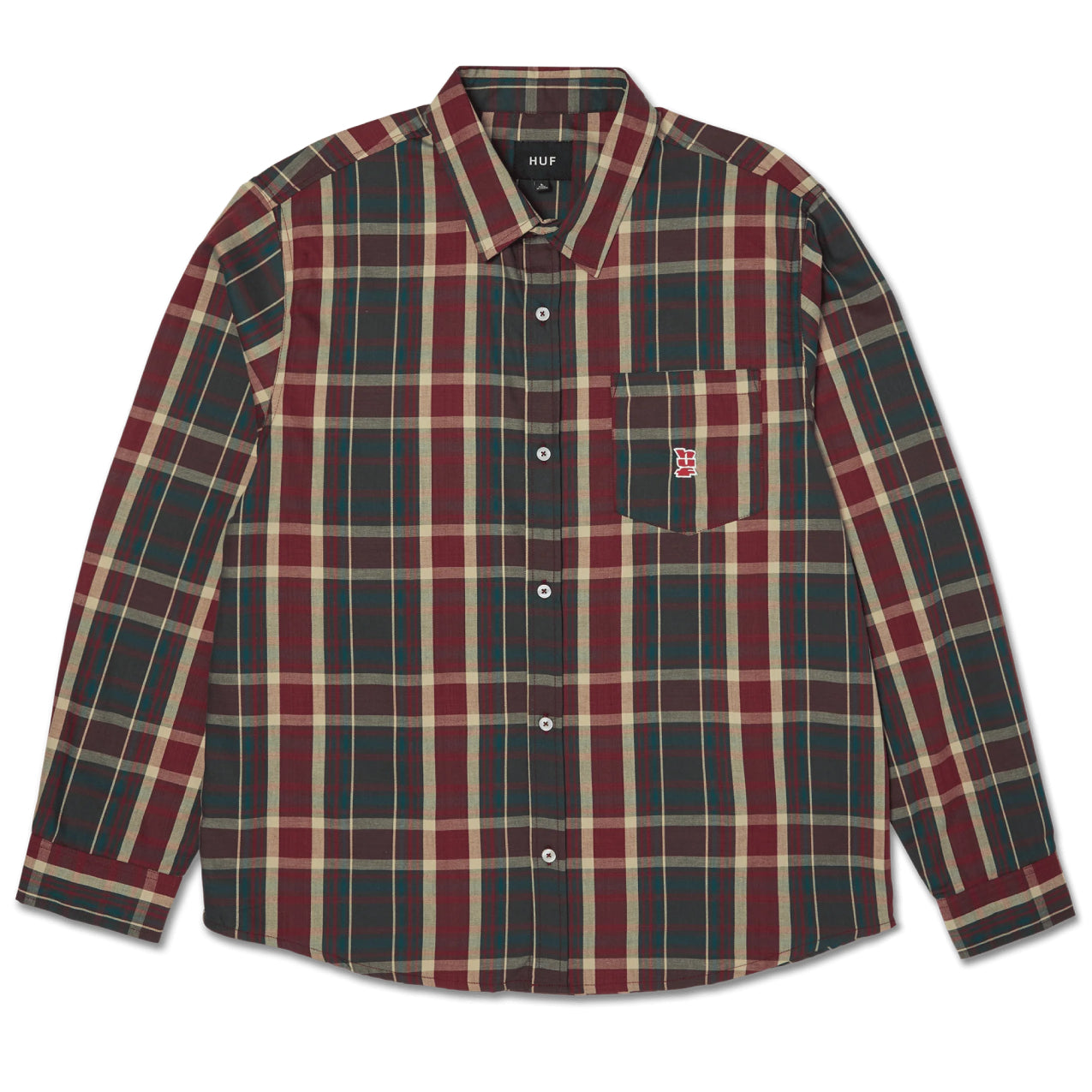 Huf - Megablast Plaid - Deep Wine