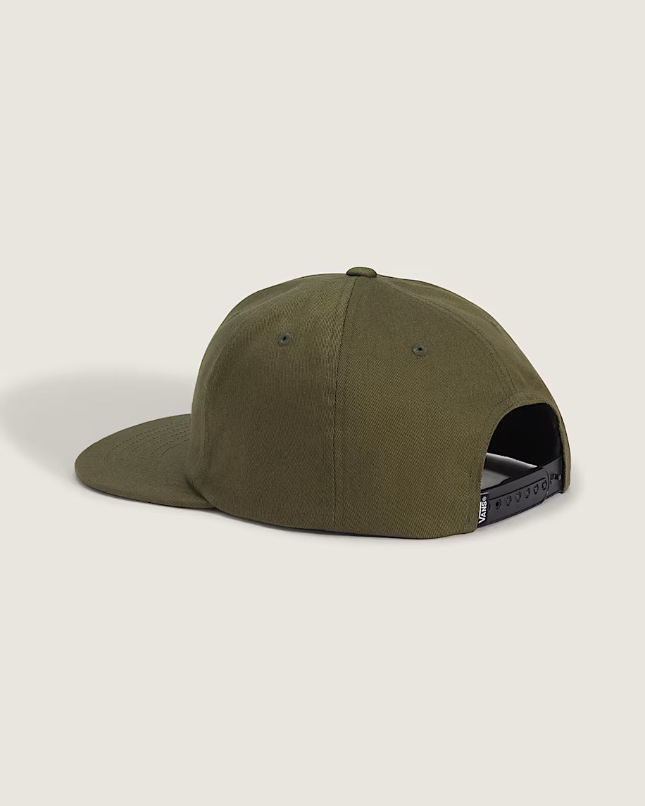 Vans - Show Of Unstructured Five Panel Snapback - Olive Green