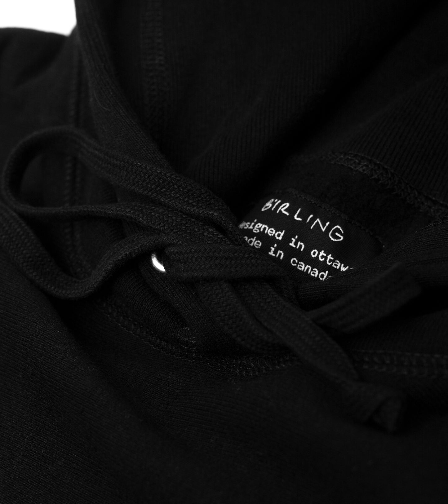 First T Hoodie - Black / White