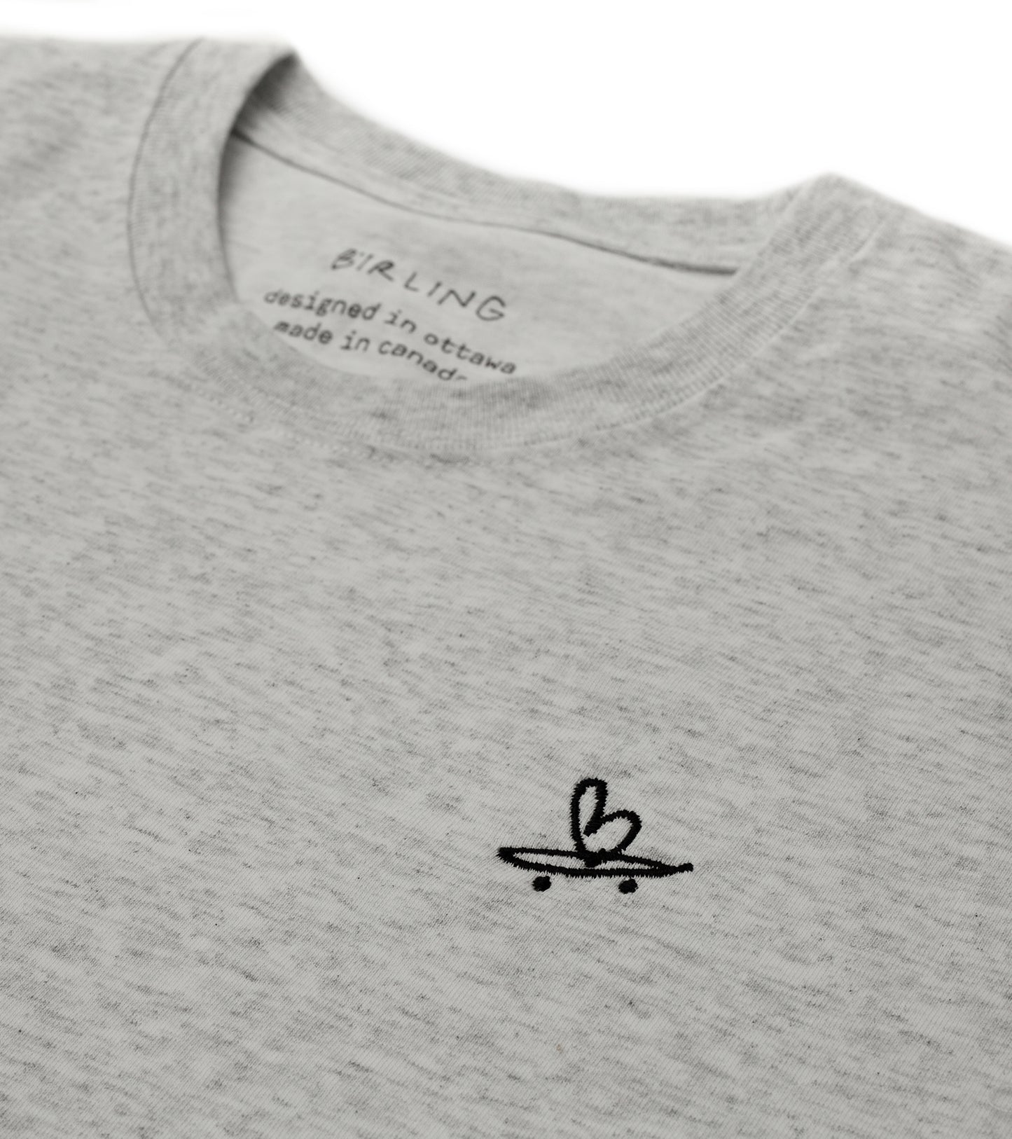 Beart Embroidery T-Shirt - Grey