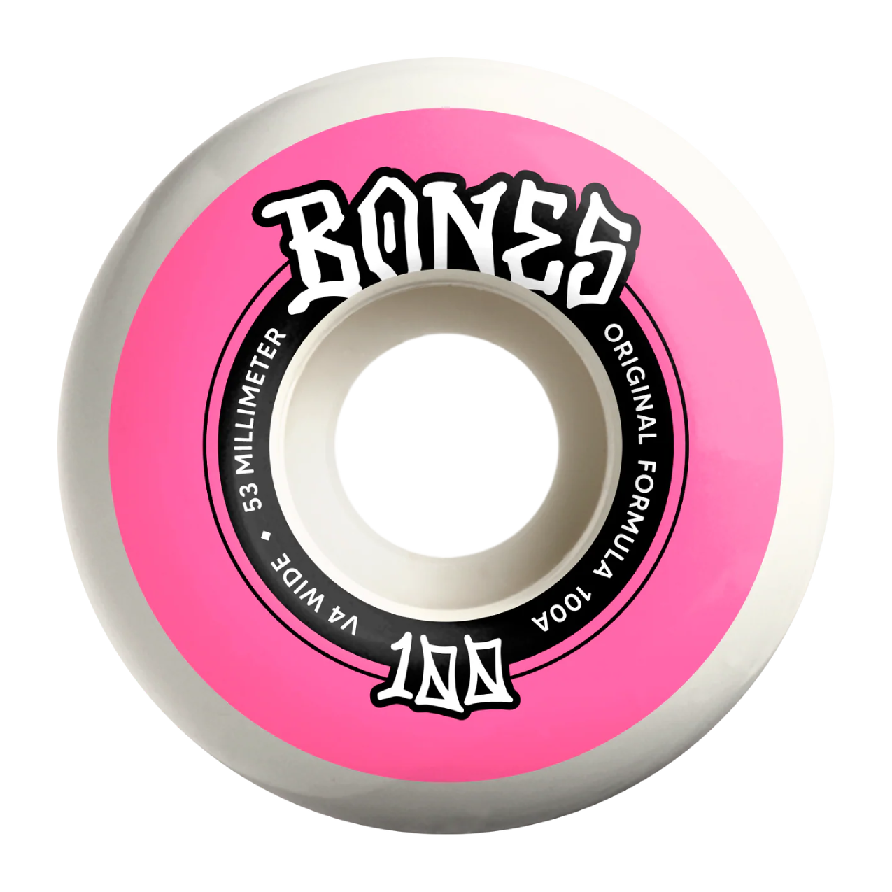 Bones - OG V5 SIDECUT 100A WHITE - 53mm