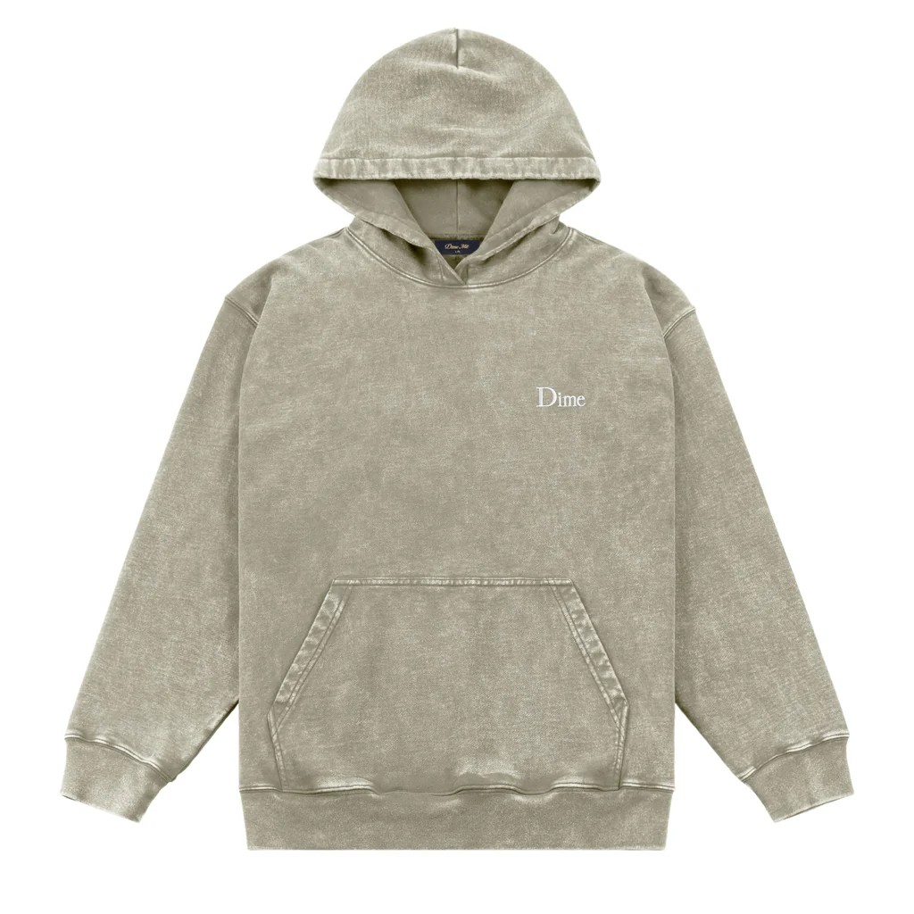 Dime - Classic French Terry Hoodie - Cement Heather