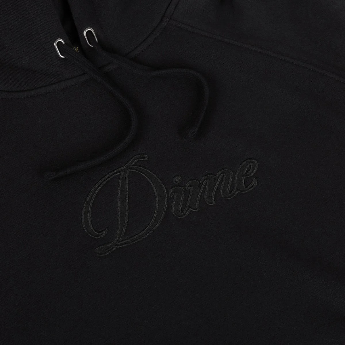 Dime - Cursive Hoodie - Black