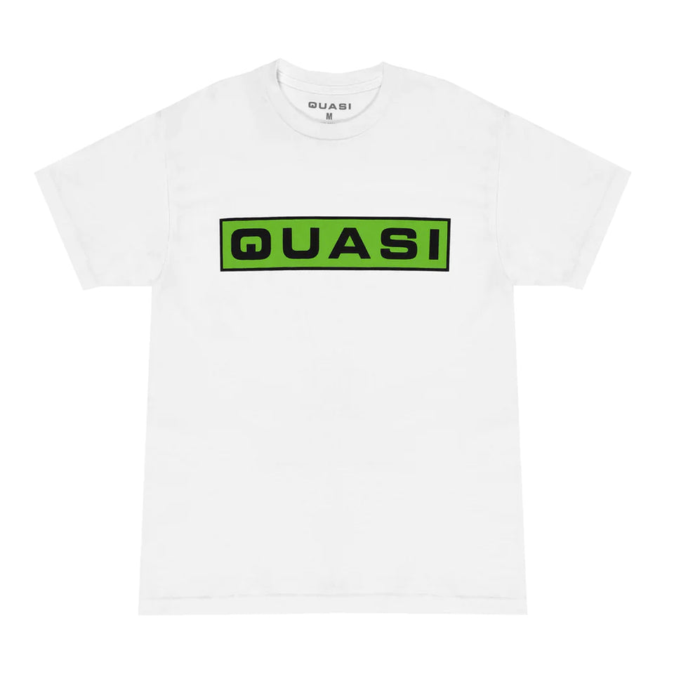 Quasi - Bar Logo Shirt - White/Green