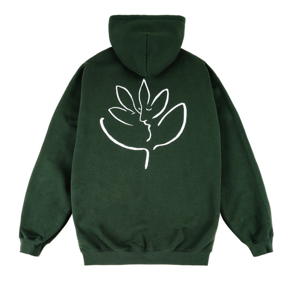 Magenta - Le Baiser Zipped Hoodie - Forest Green