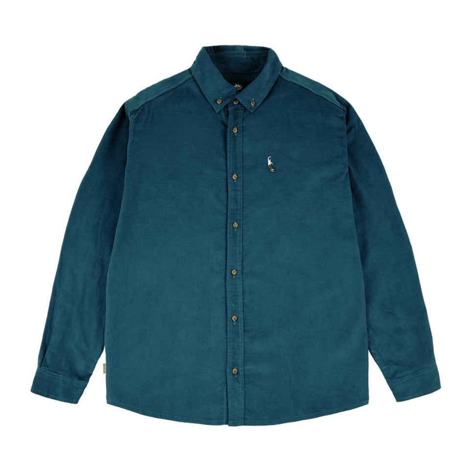 Magenta - PWS Cord Shirt - Petrol Blue