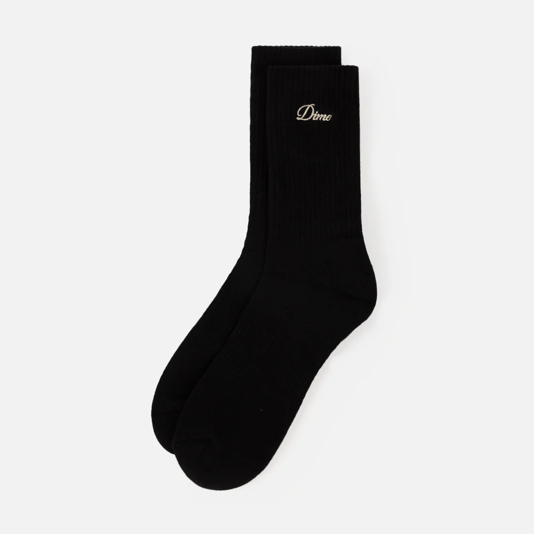 Dime - Crew Socks - Black