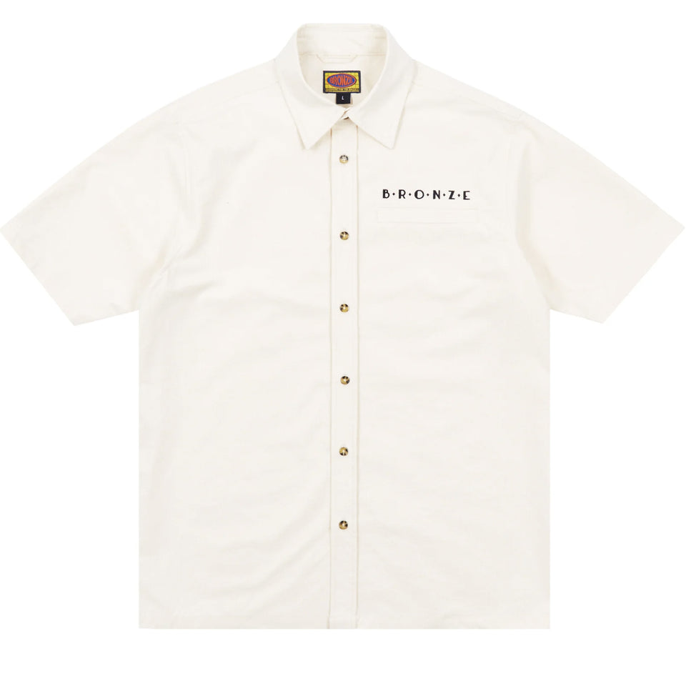 Bronze56K - Ripstop Button Up - Ivory