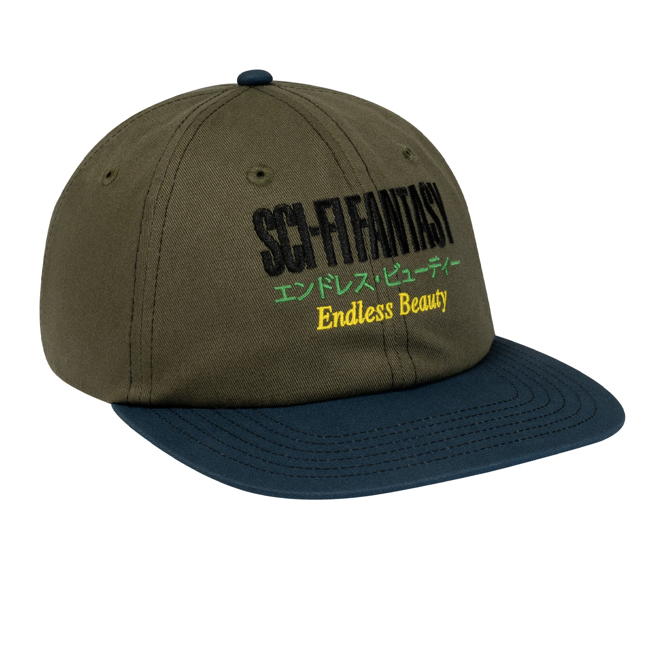 Sci-Fi Fantasy - Endless Beauty Hat - Olive/Navy