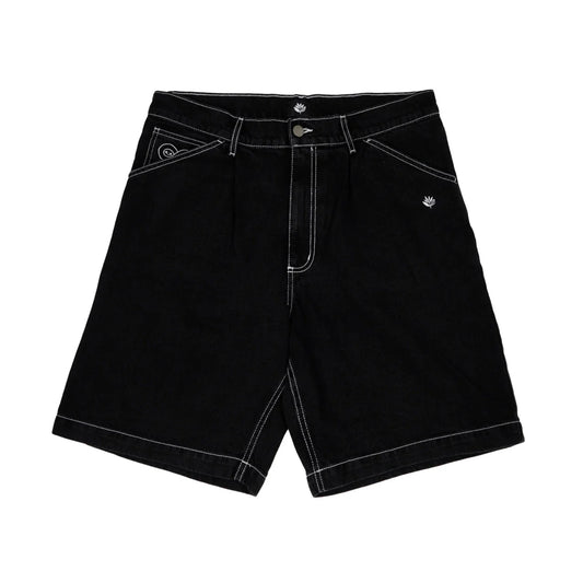 Magenta - OG Denim Shorts - Black/Stitch