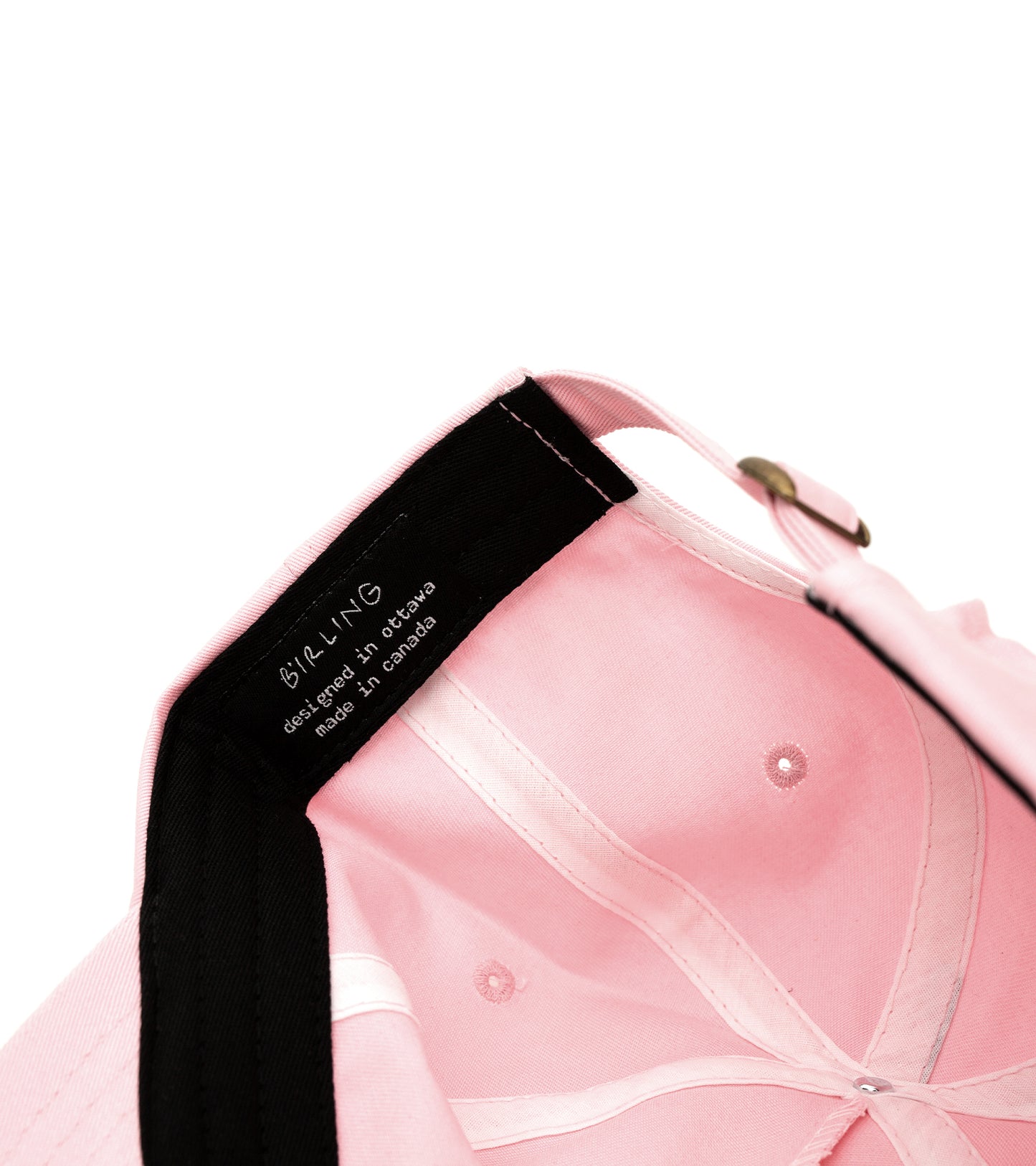 First T - Unstructured Five Panel Cap - Pink Lemonade