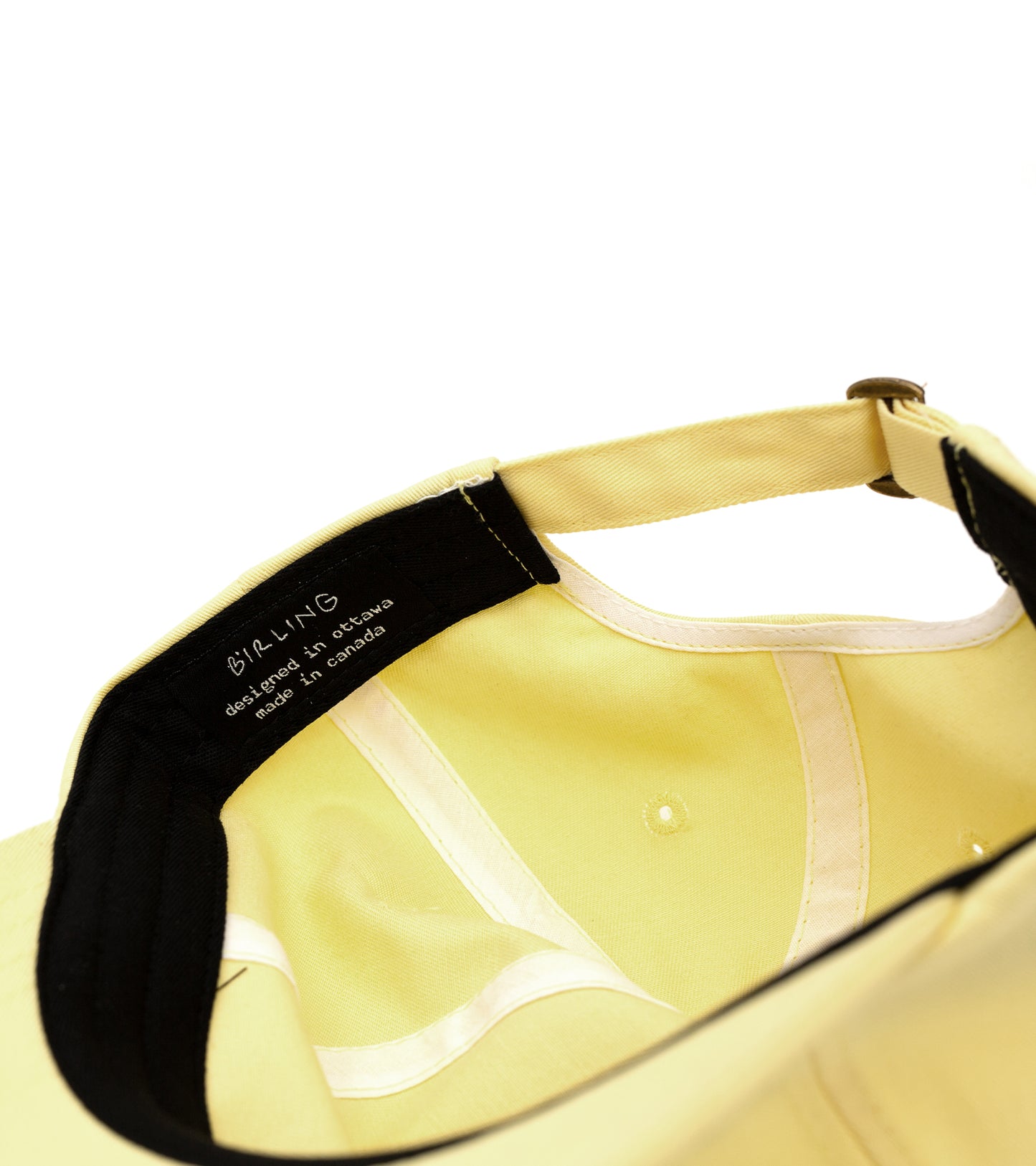 First T - Unstructured Five Panel Cap - Lemonade