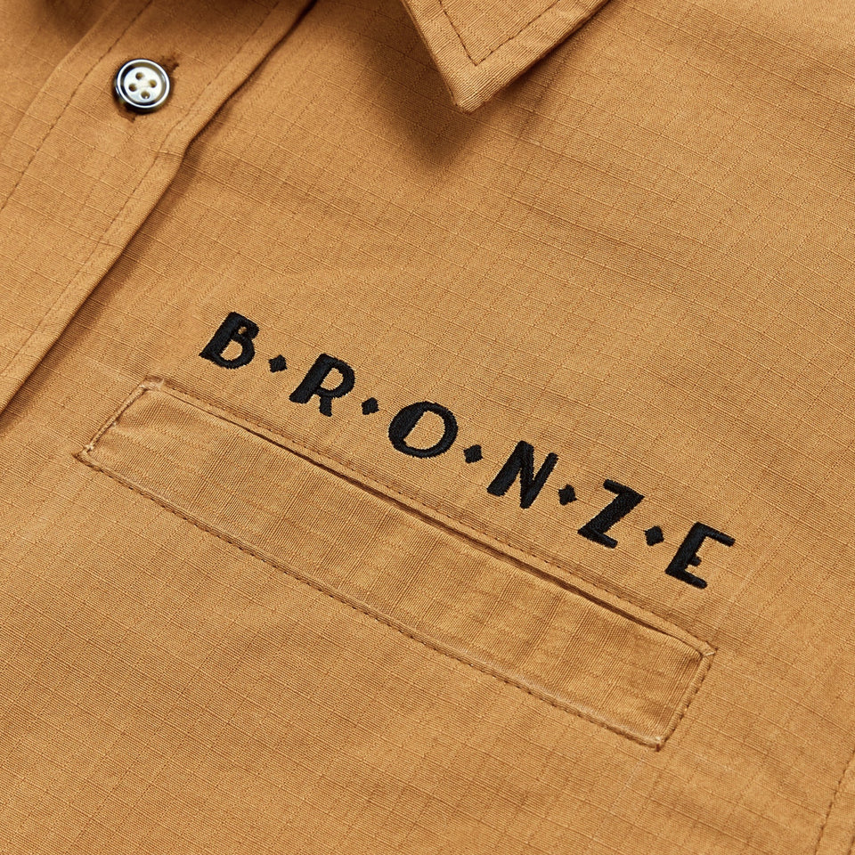 Bronze56K - Ripstop Button Up - Brown