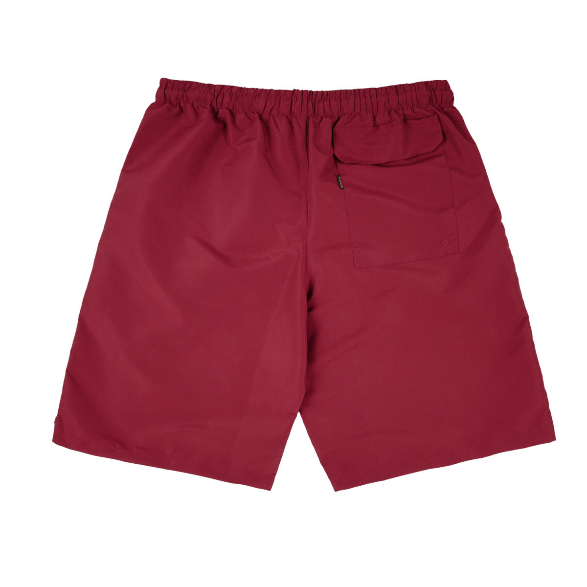 Magenta - Plant Swim Shorts - Burgundy