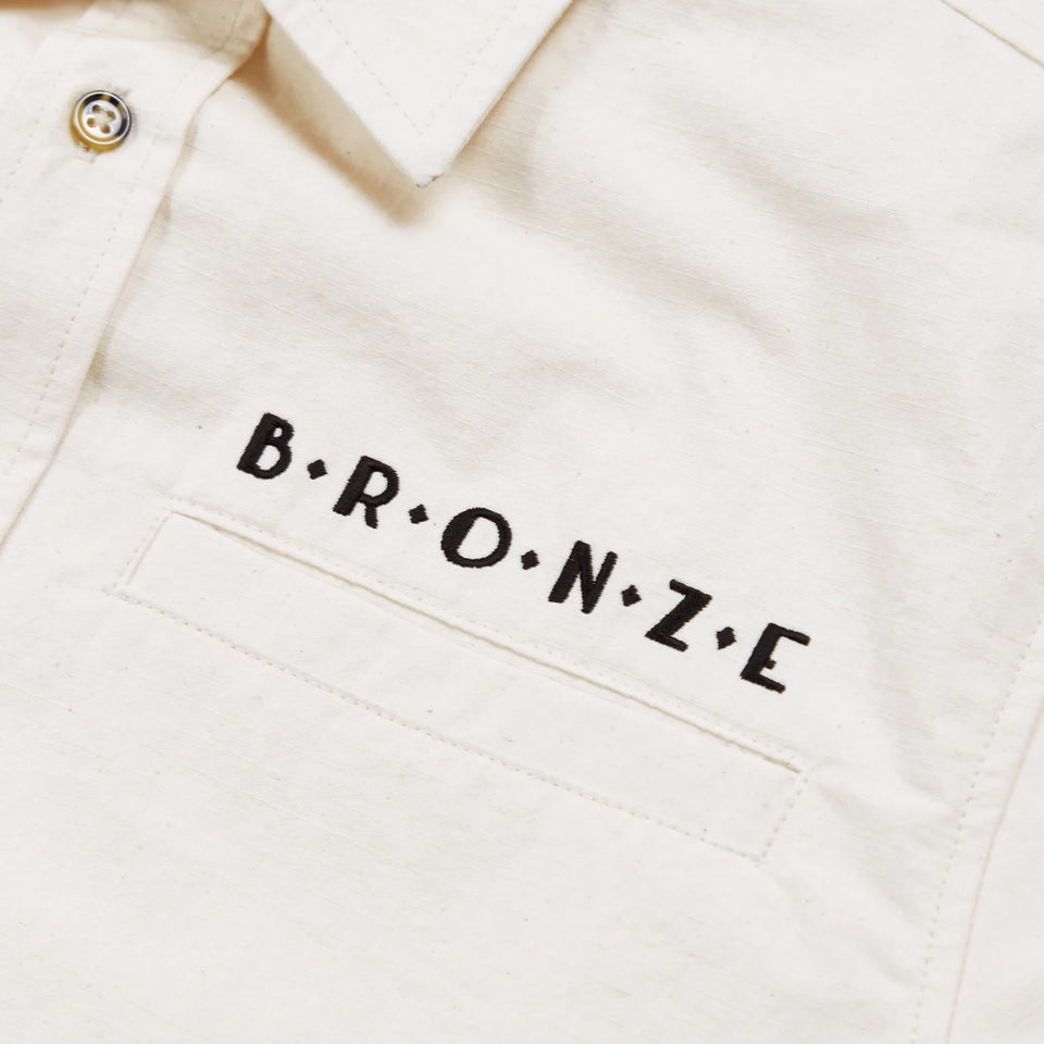 Bronze56K - Ripstop Button Up - Ivory