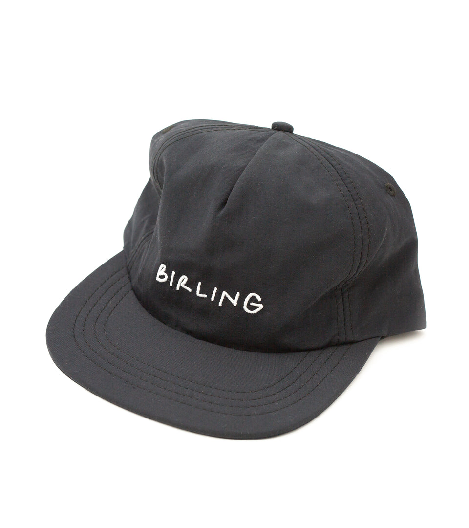 First T - Unstructured Five Panel Cap - Black