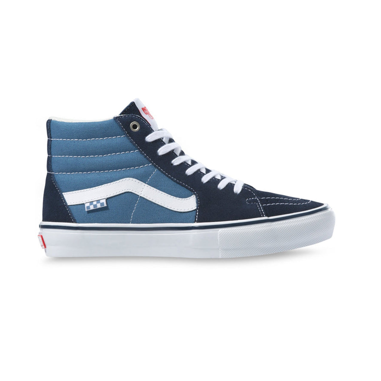Vans Skate Sk8 Hi Navy/White – Birling - Main Image