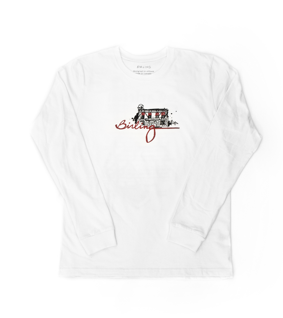 The Tavern Taps Long Sleeve - White