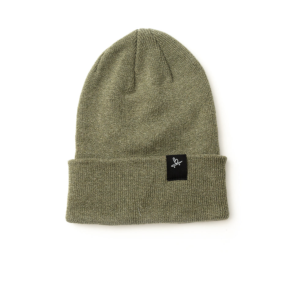 Beart Tight Knit Beanie - Olive