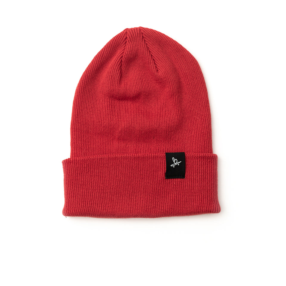 Beart Tight Knit Beanie - Red