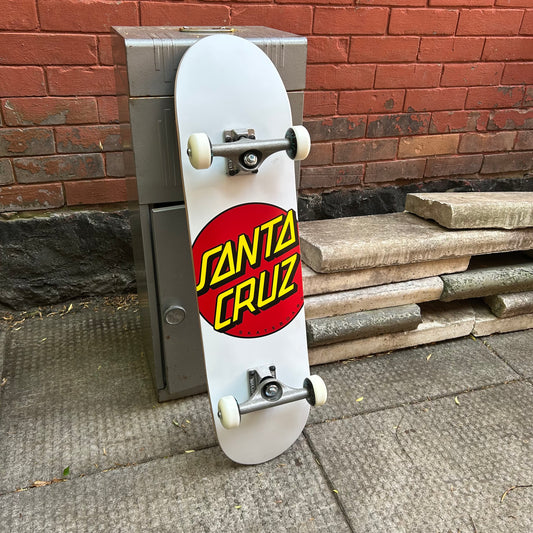 Next Step Complete - Santa Cruz Classic Dot, White - 8.0"