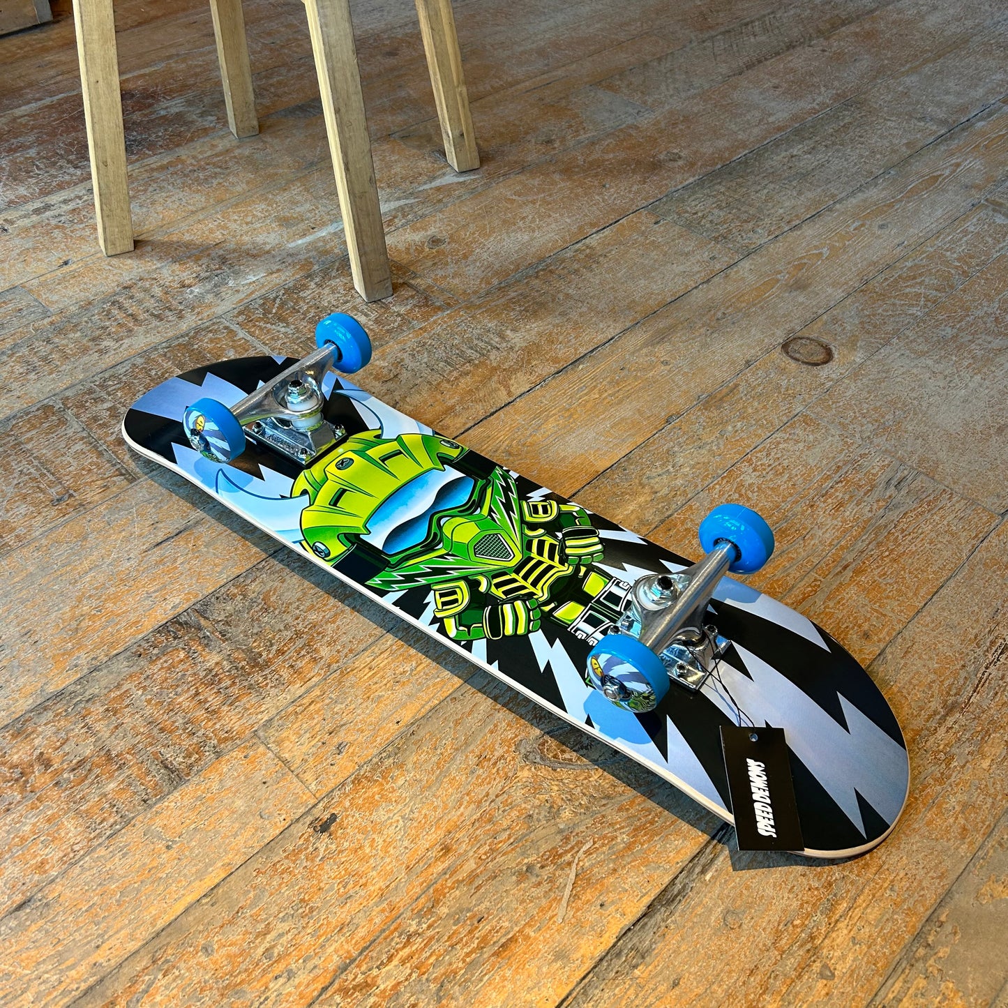 Starter Skateboard Complete - Speed Demons Super Cross - 7" Soft Top