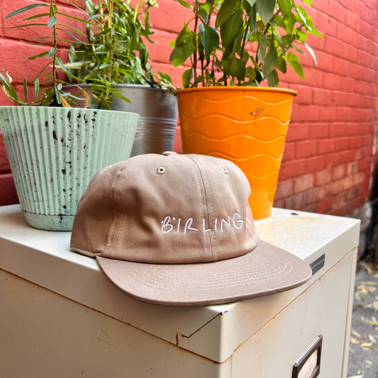 Birling - First T Unstructured Six Panel Snapback - Khaki