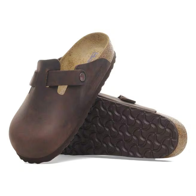 Birkenstock - Boston Soft Foot Bed - Oiled Leather Habana
