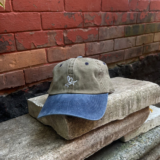 Beart - Six Panel Dad Cap - Khaki/Navy