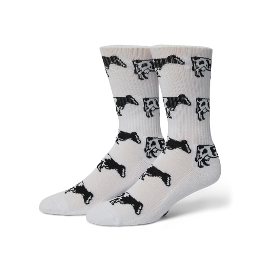 Huf - Moo Socks - White