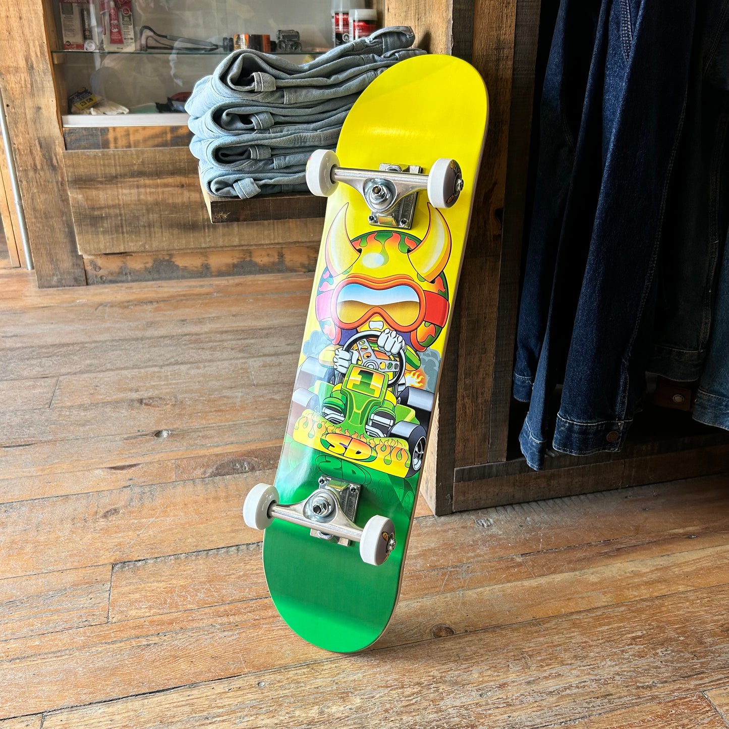 Starter Skateboard Complete - Speed Demons Go Kart - 7.25"