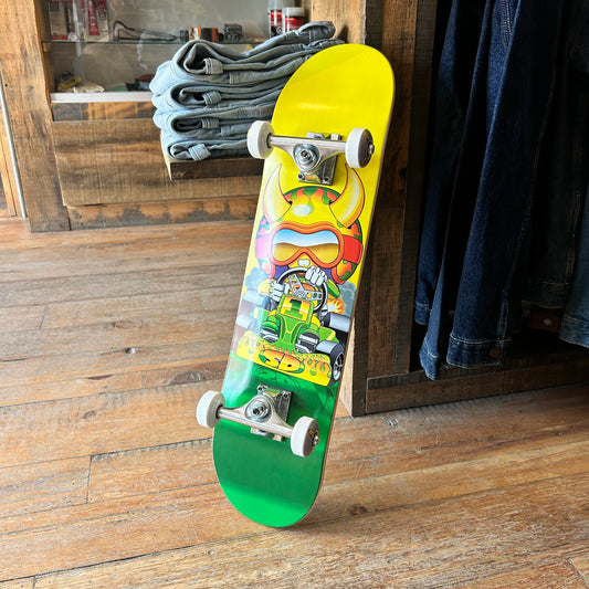 Starter Skateboard Complete - Speed Demons Go Kart - 7.25"