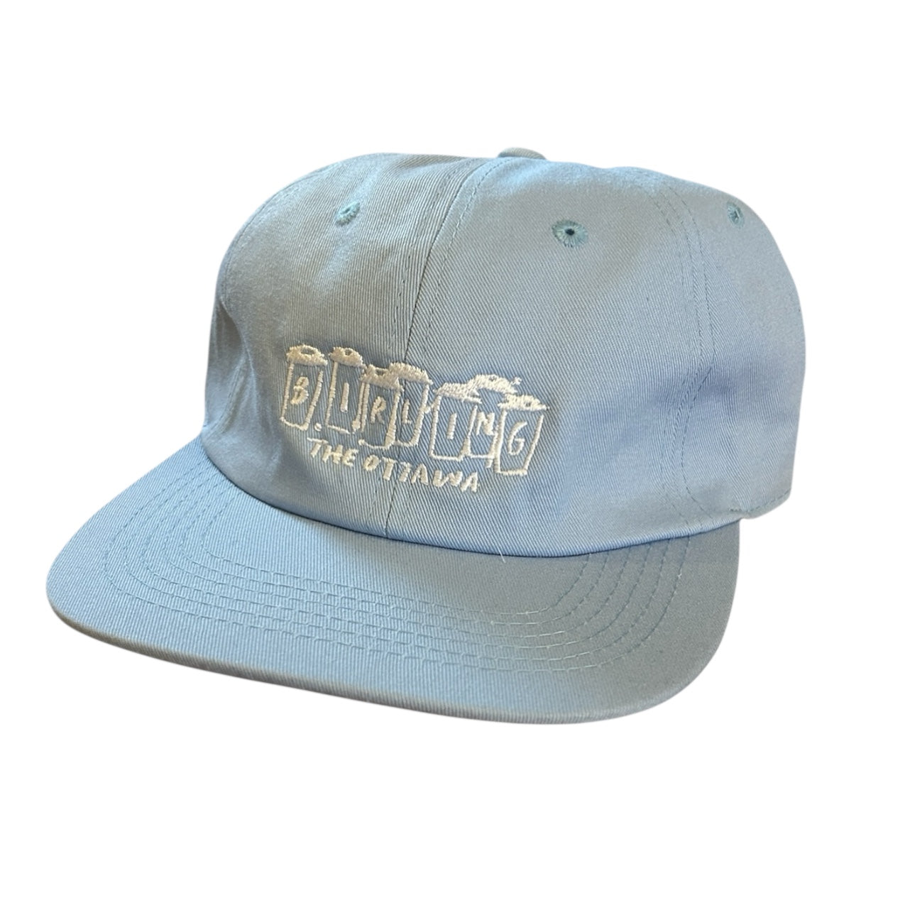 Coffee Cup - Six Panel Strapback - Sky Blue