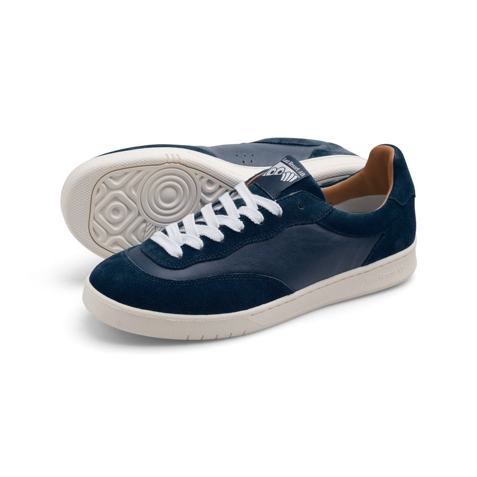 Last Resort AB - CM001 Lo Suede/Leather - Navy/White