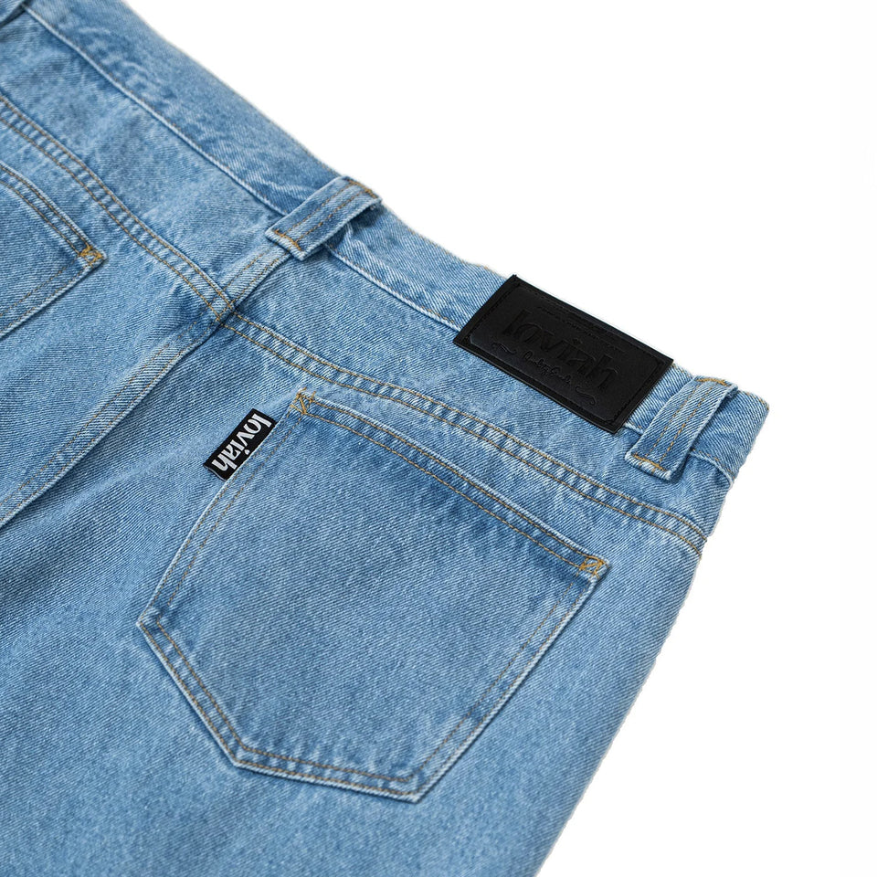 Loviah - 5 Pocket Denim Pants - Light Indigo Wash