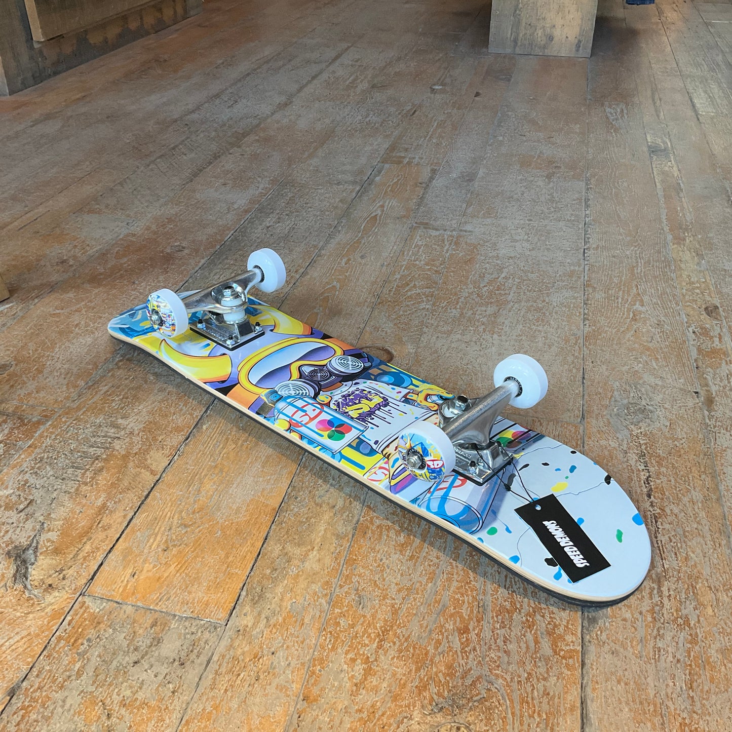 Starter Skateboard Complete - Speed Demons Tagger - 6.5" Soft Top