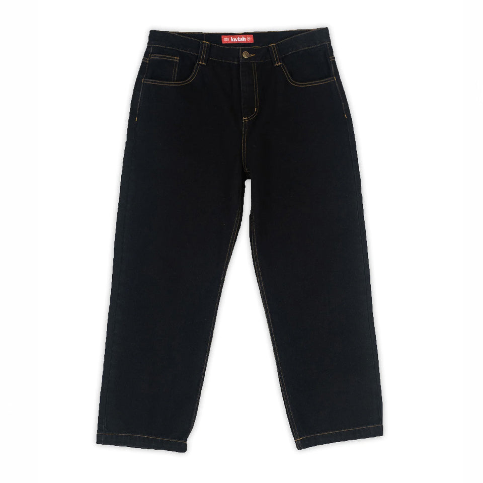 Loviah - 5 Pocket Denim Pants - Black