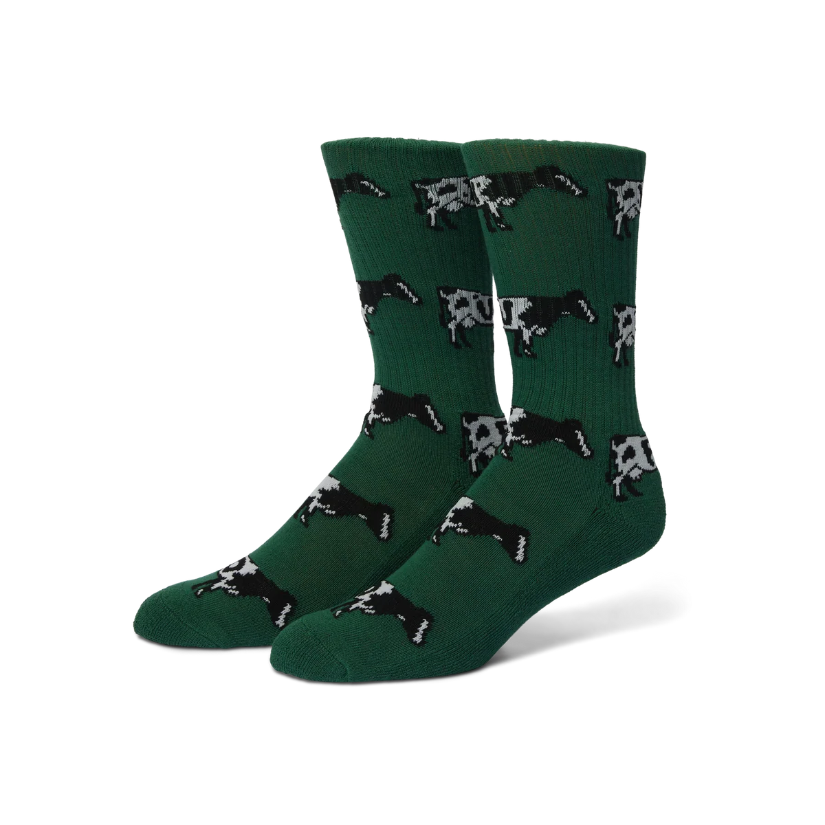 Huf - Moo Socks - Forest Green