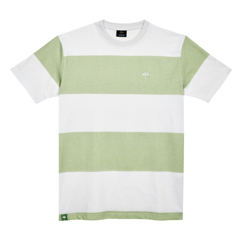 Hélas - Bateau Shirt - White/Pastel Green