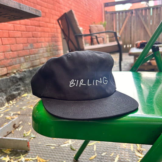 Birling - First T Unstructered Six Panel SnapBack - Black